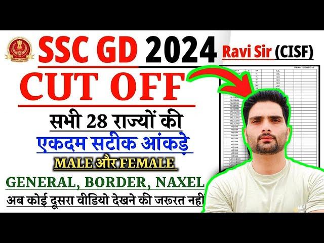  SSC GD 2024 Final Cut Off all States