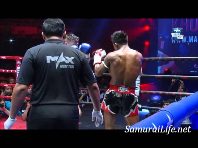 Buakaw Banchamek vs Enriko Kehl:  Max Muay Thai 9/12/2013 Brutal Beatdown!