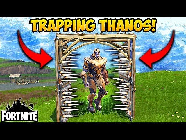 Killing THANOS With A TRAP! - Fortnite Funny Fails and WTF Moments! #191 (Daily Moments)