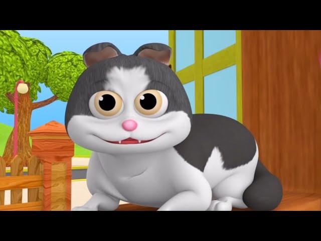 Meow Meow Billi Karti, म्याऊँ म्याऊँ, Kids Poems In Hindi