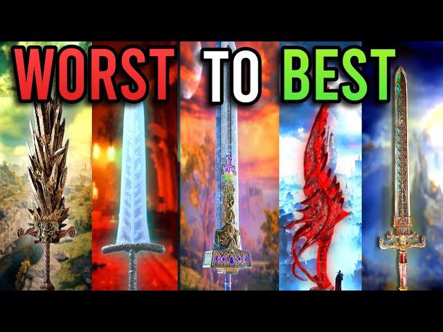 EVERY Elden Ring Weapon Ranked WORST To BEST!