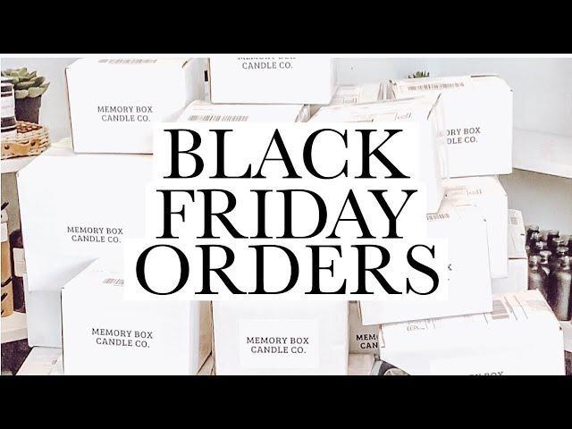 PACKAGE UP MY BLACK FRIDAY ORDERS WITH ME! | Chit-Chat | Shipping Candle Orders For My Etsy Business