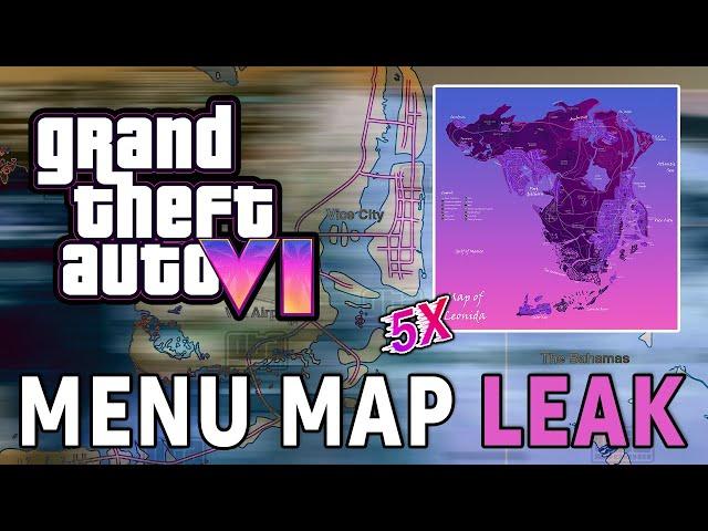 GTA 6 Responsive Vivid Menu Map Leaked Online