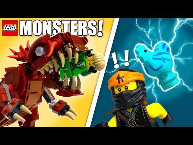 I Built 10 LEGO MONSTERS from NINJAGO...