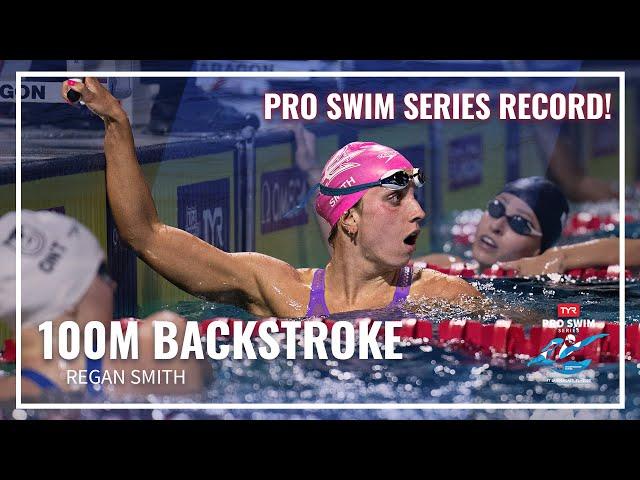 Regan Smith Breaks ANOTHER Pro Series Record in the 100M Backstroke | TYR Pro Series Fort Lauderdale