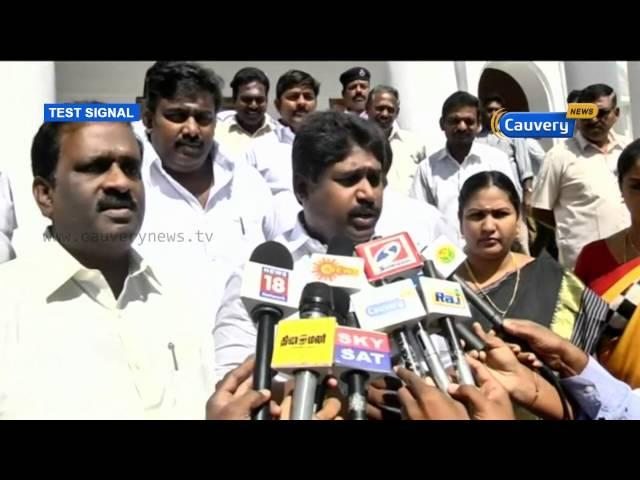 NR Congress stages walkout in Pondy | Cauvery News