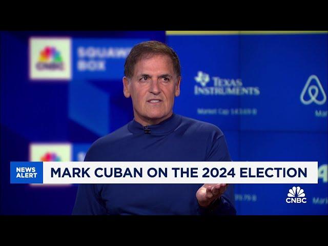 Mark Cuban on VP Harris' move to the center: She believes the country needs to come together'