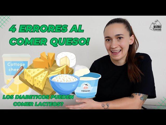 🩺 QUESO Y DIABETES? SÍ SE PUEDE! 4 ERRORES AL COMER QUESO EN DIABETICOS | Manu Echeverri