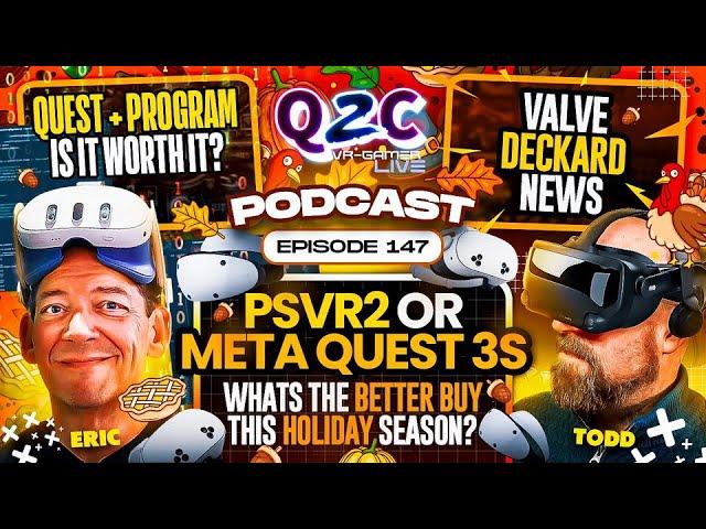 Q2C VR Gamer Live Epi #147 Thanksgiving Special/Let's talk VR