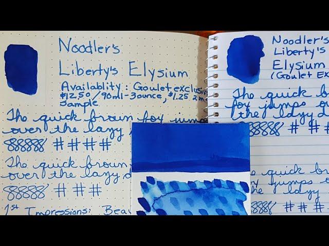 Noodler's Liberty's Elysium (Goulet Exclusive)  - Ink Profile