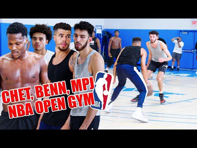 Chet Holmgren,Bennedict Mathurin, and MPJ GO Crazy at NBA OPEN GYM 