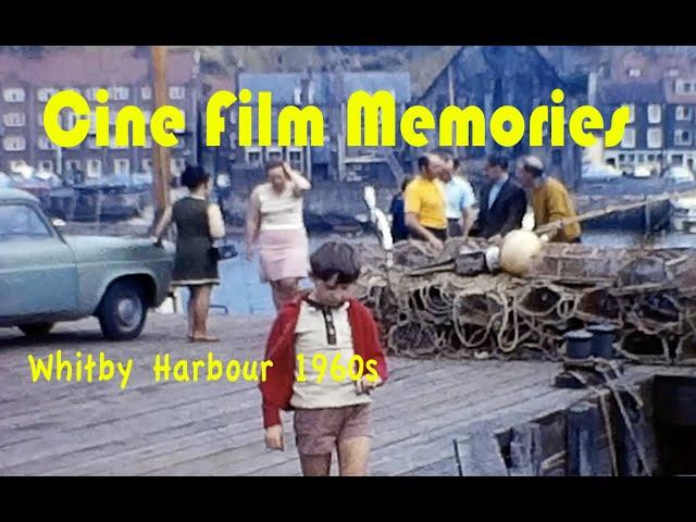 Whitby Harbour in the 1960s Amateur Home Movie Cine Film