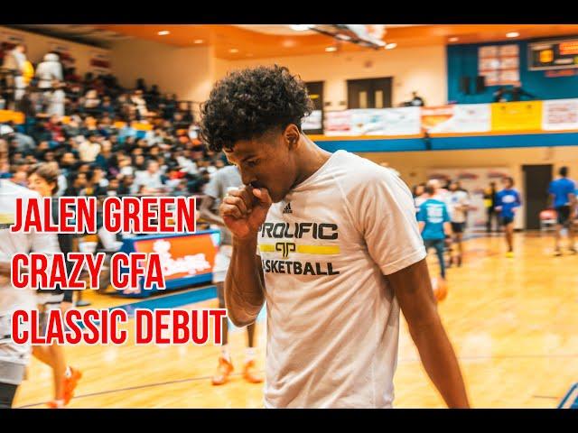 Jalen Green NASTY DUNK In Chick Fil A Classic Debut!! Jalen & Nimari Burnett Combine For 53 Points!