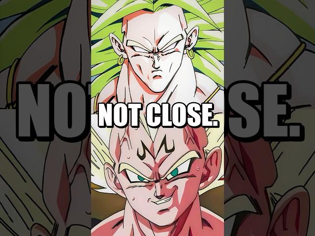 Broly VS Majin Vegeta is NOT Close.