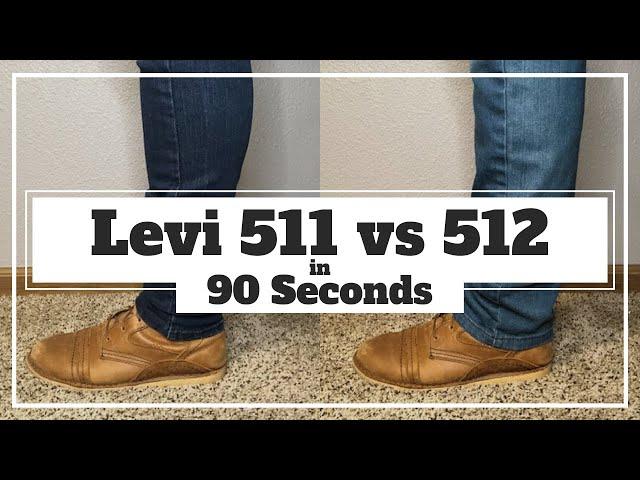 Levi 511 vs 512 - Understanding the Difference