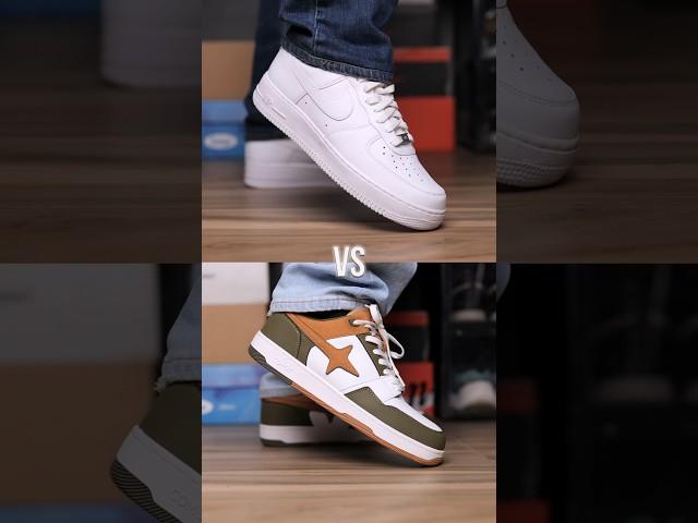 ON FEET COMPARISON AIR FORCE 1 VS COMET X LOWS