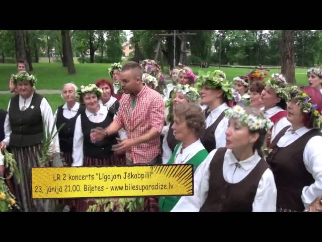 Līgojam Jēkabpilī filmēšanas aizkadri