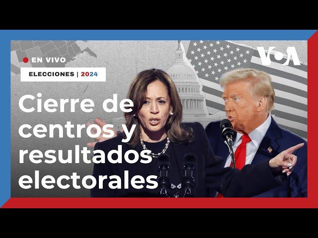 EN VIVO | Cierre de centros y resultados de elecciones Estados Unidos 2024: ¿Trump o Harris?