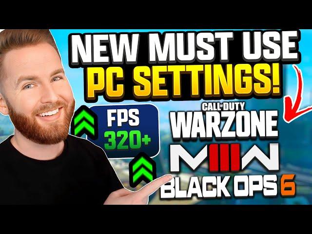 HUGE UPDATES! New Best PC Settings For Warzone, MW3, & BO6 [Graphics, Windows, NVIDIA]