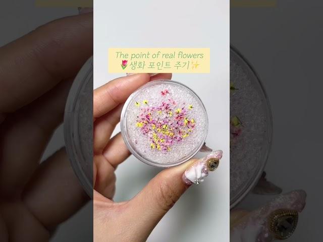 생화네일하는법 /생화네일아트/flower nails / 비블라 로코코 /바니네일 /#selfnail