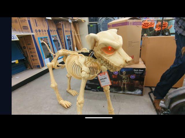 Surprise NEW Skeleton DOG! Big Lots Halloween! 2024 animatronics