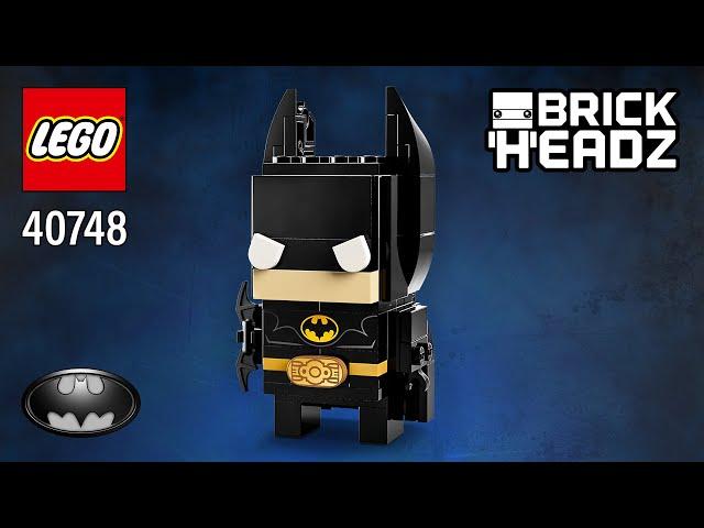 LEGO BrickHeadz Batman (1989)[40748] Alternate Build Instructions @TopBrickBuilder