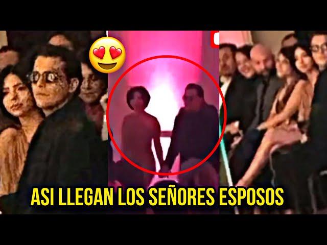 ANGELA AGUILAR LLEGANDO CON CRISTIAN NODAL COMO MUJER DEL AÑO