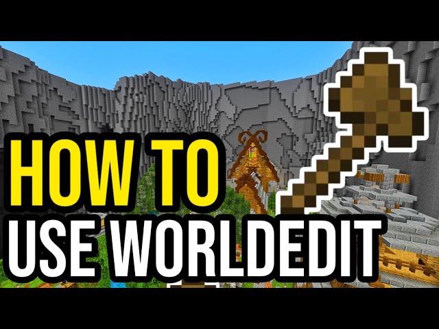 How To Use WORLD EDIT In Minecraft Bedrock (WORKING - NO MODS!)