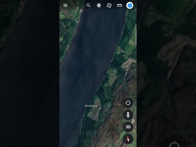 Loch Ness  Monster is Real ??, Things Found on Google Earth  #googleearth #trending #shorts