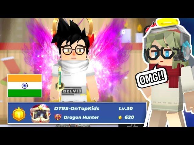 Using Top 1 Bedwars Rank India's Account!!! [Blockman Go]