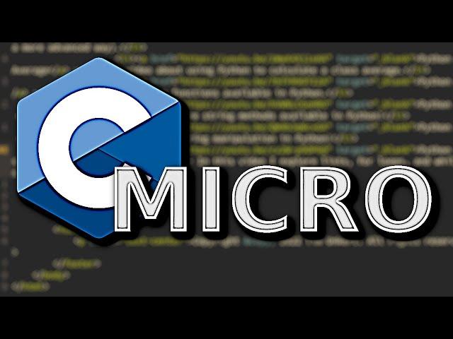 Using the Micro Text Editor to Create a C Program on a Chromebook