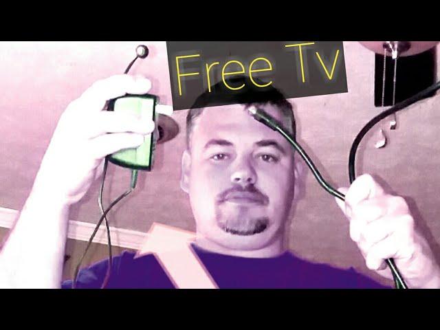 Digital Tv Antenna, DIY Hack, Free Tv, Legal, Cheap, Easy