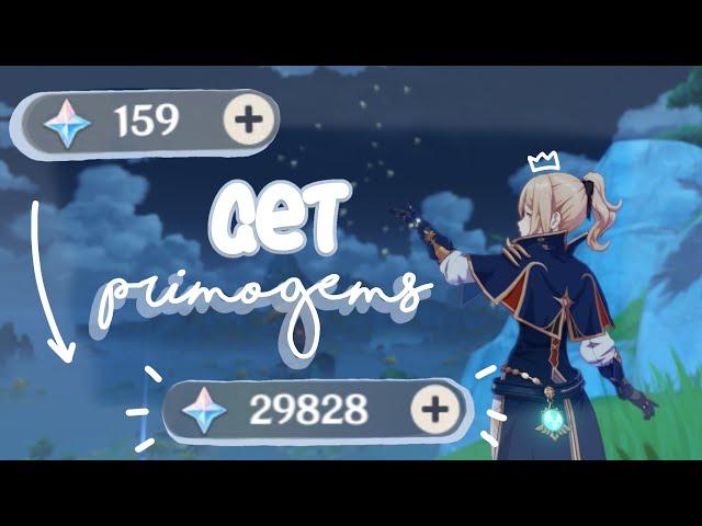 WATCH THIS IF YOU'RE BROKE! *Primogem Farming* (F2P) : Genshin Impact Tips