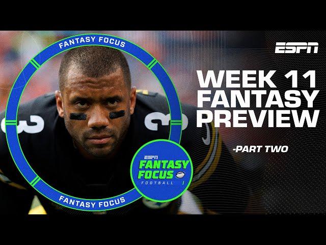 Week 11 Fantasy Preview: WR Trust Tree + QB Questions | Fantasy Focus 