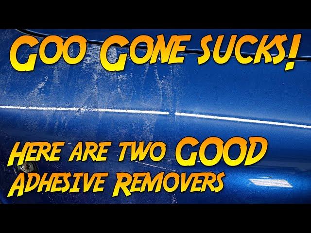 Two Great Products To Remove Old Adhesive. Because Goo Gone Sucks!