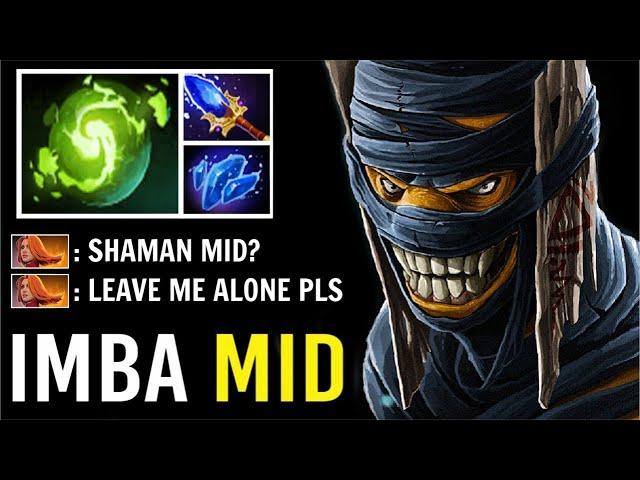 How To Delete Lina Mid Ez! Refresher + Scepter Shaman Most Cancerous Hero Fast Push Strat WTF Dota 2