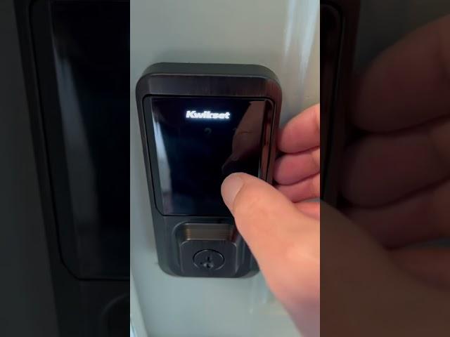 How to use the Kwikset Halo Wifi Touchscreen Smart lock.  Tutorial for guests.