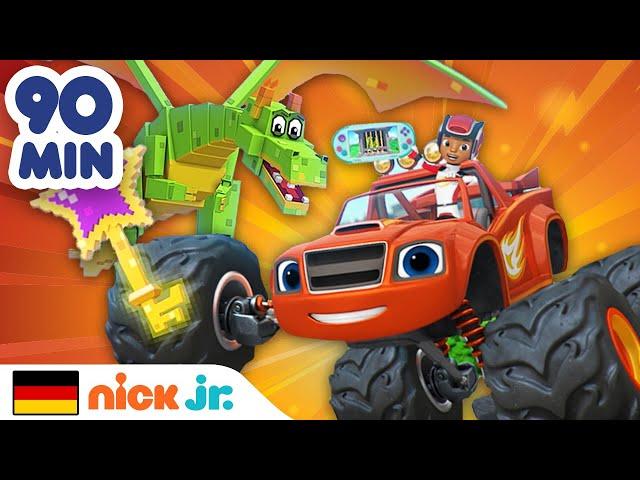 Blaze und die Monster-Maschinen | Blazes ultimativen Rettungen – 90 Minuten lang! | Nick Jr.