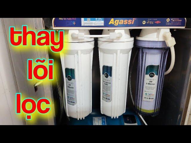 Cách thay lõi lọc cây nước đúng kỹ thuật || Máy lọc nước RO