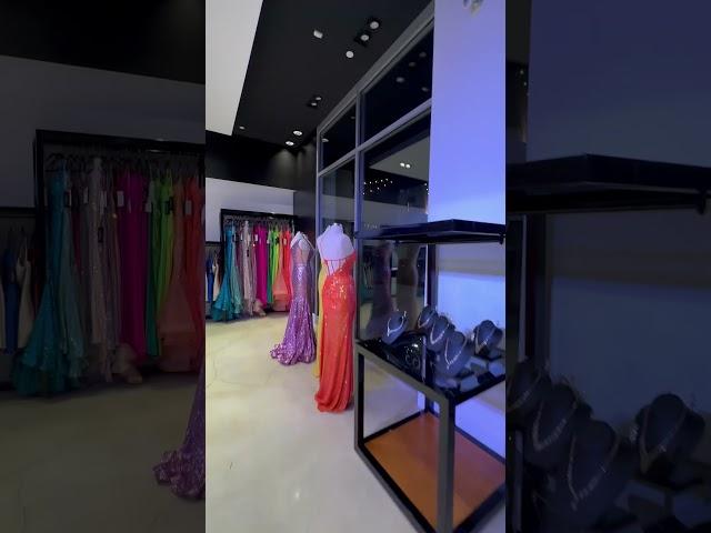 View the inside of The Dress Shop. Your one stop store for any special occasion dresses in Las Vegas