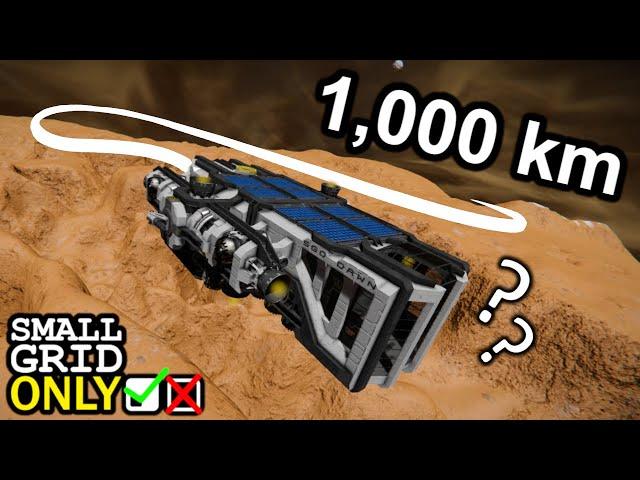 1,000 km and I ALMOST missed it: Space Engineers Small Grid Only [ep17]