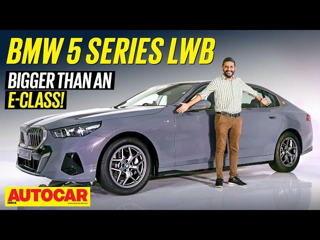 2024 BMW 5 Series LWB walkaround - Long story short | First Look | @autocarindia1