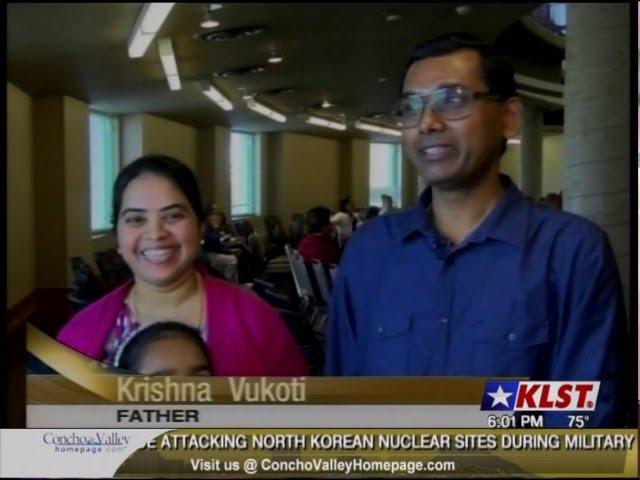 Akash Vukoti - Story - Scripps Spelling Bee Champion - Local CBS News Channel KLST 03072016 @ 6 P M