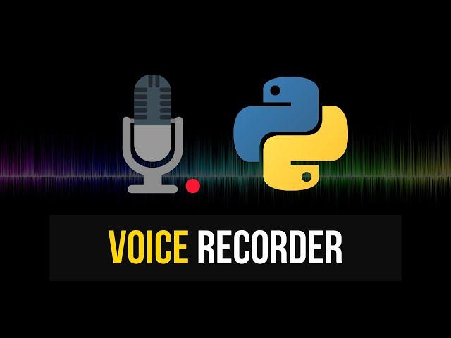 Simple Voice Recorder in Python