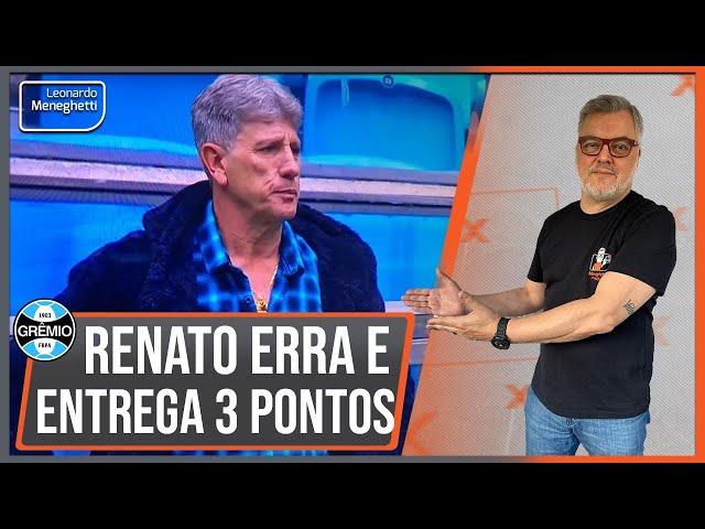 Barbeiragens! Renato erra demais e Grêmio perde para o Atlético-MG por 3 x 2