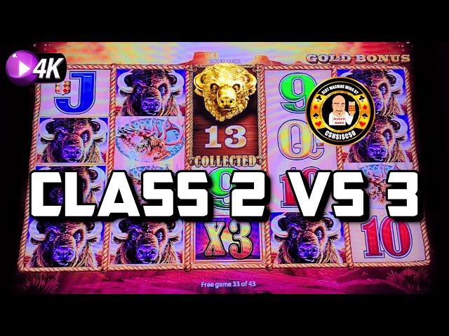 Buffalo Gold Class 2 vs Class 3 Jackpot Hand Pay's