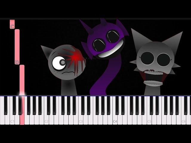 Incredibox Sprunki Phase 3 Sounds  Piano Tutorial