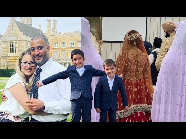 Foreigner at Indian Wedding Experience in England