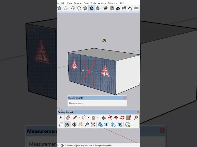 ️ Fix Texture on Face in Sketchup #shorts #sketchup #new