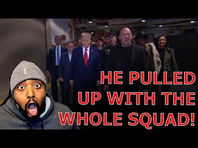 MSG ERUPTS Into USA Chants As Trump PULLS UP With Elon Musk And THE AVENGERS To UFC 309!